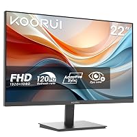 KOORUI Monitor Ufficio 22 Pollici VA FHD 120Hz Eye Care Schermo E2212H