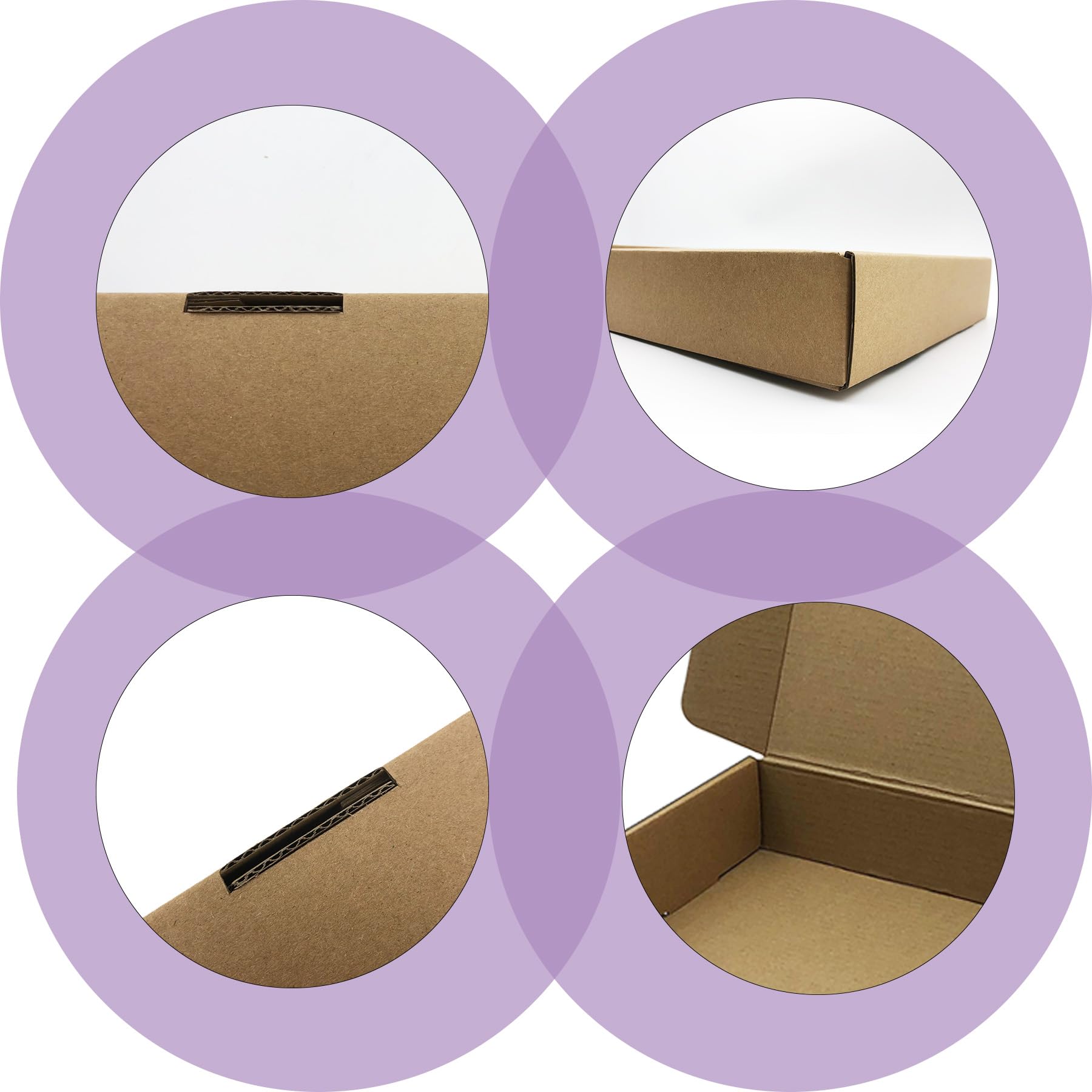 Juego de 25 cajas de envío de 9 x 9 x 2 pulgadas, caja de cartón corrugado marrón para embalaje, mudanza y almacenamiento de pequeñas empresas, embalaje de comercio electrónico (9 x 9 x 2 pulgadas)