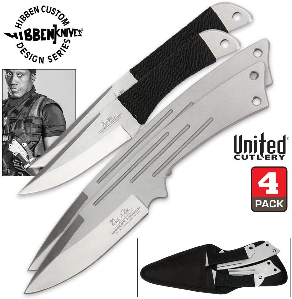 Hibben GH5046-BRK Legacy Throwing Knife Set