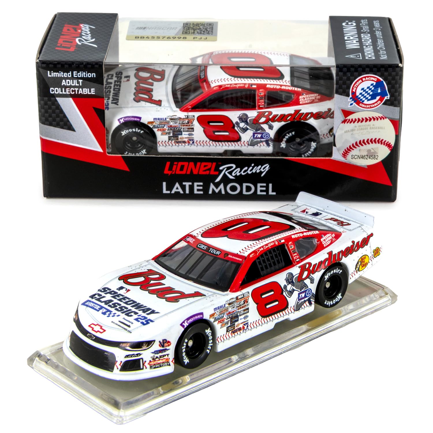 Dale Earnhardt Jr 2025 Bud Speedway Classic #8 Late Model Standard ARC Diecast Car 1:64 Scale