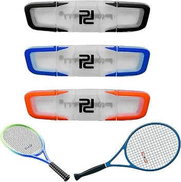 3PCS Tennis Vibration Damper, 65 x 17 x 8mm / 2.6 x 0.7 x 0.3in Long Stripes Tennis Racket, Badminton Rackets Shock Absorbers Tennis Racket Dampener, Vibration Absorber for TennisPlayers