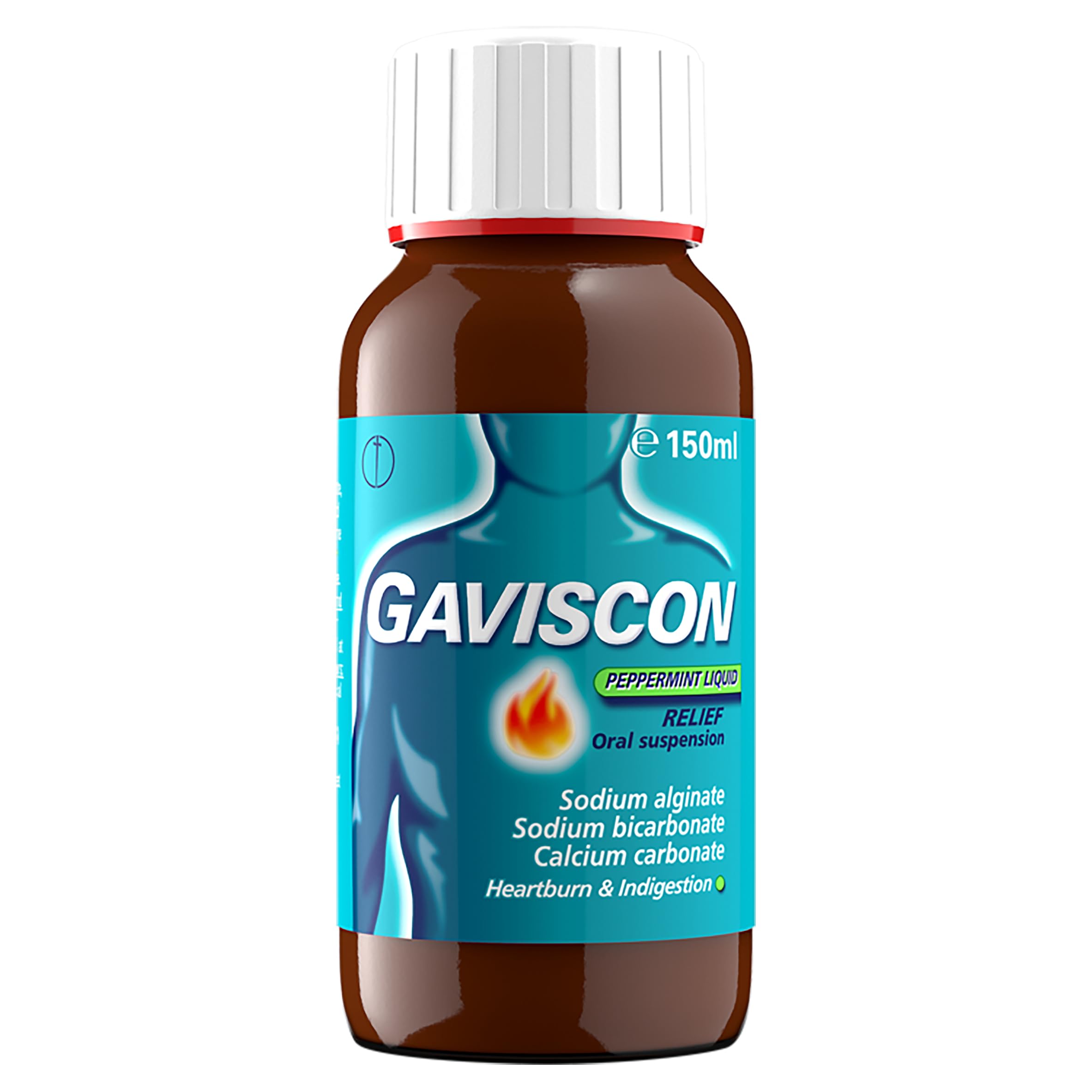 Gaviscon Peppermint Liquid Relief 150ml