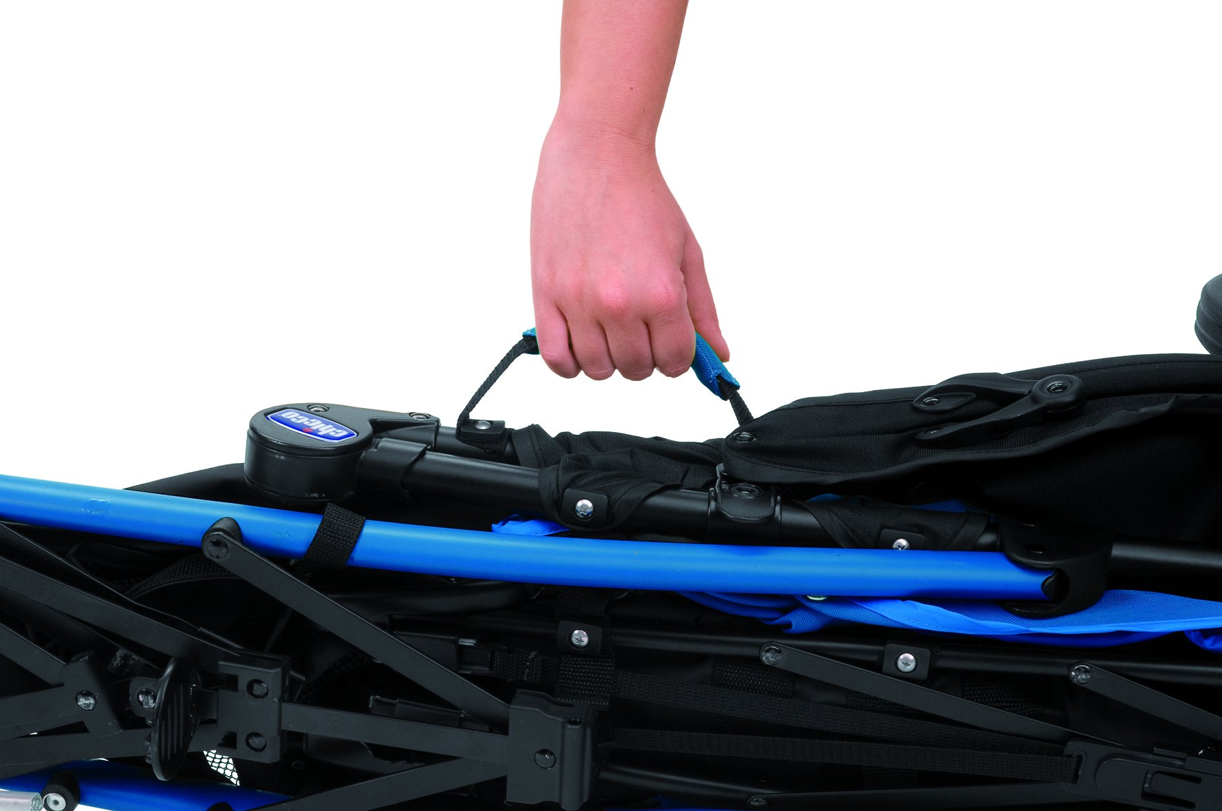 Chicco Echo - Silla de paseo, ligera y compacta, 7,6 kg, color azul