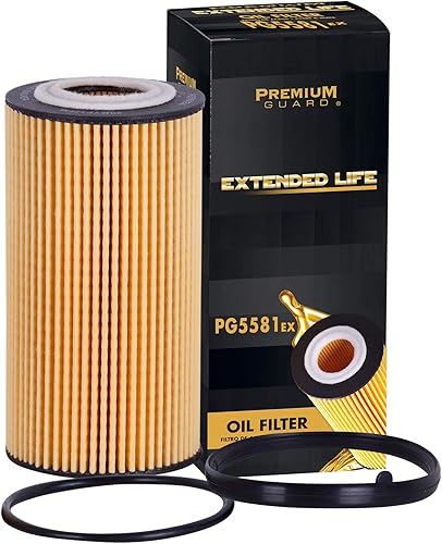 PG5581EX Filtro de aceite de vida extendida de hasta 10,000 millas  Compatible con varios modelos 2023-04 de Volkswagen, Volvo, Ford, Audi, Seat