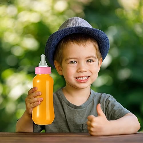 Vista 17 de Norme 24 biberones de plástico para baby shower, 9.5 onzas, regalos de fiesta, regalos para baby shower, decoraciones de baby shower, regalos