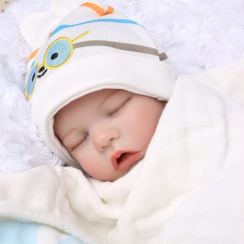 Miniatura 2 de CARANOVO Muñecas Reborn para bebés y niñas muñeca realista de 18 pulgadas muñeca de bebé recién nacido con cuerpo suave realista bebé durmiendo real