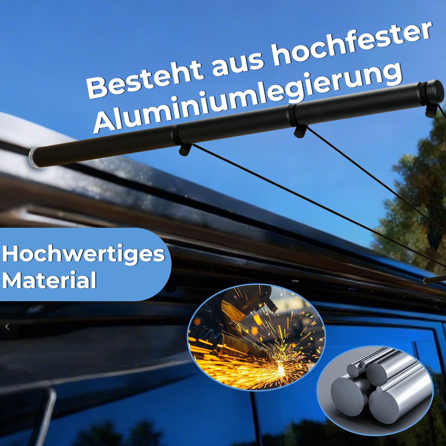TOPOWN Camping Wäscheleine für VW California, Camping Wäscheleine für California T6 T6.1 (Ocean/Coast/Beach), Camping Wäscheleine Kederschiene für VW California T5 T6 T6.1, zubehör für VW T5 T6