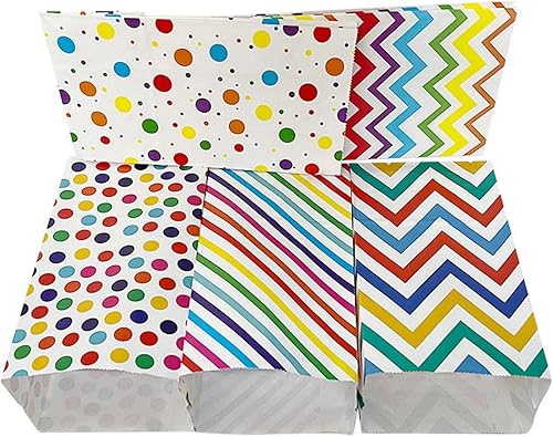 Miniatura 5 de Bolsas de papel para regalo, bolsas de papel para fiestas, bolsas de regalo para fiestas de cumpleaños, bolsas de dulces para recuerdos de fiesta,