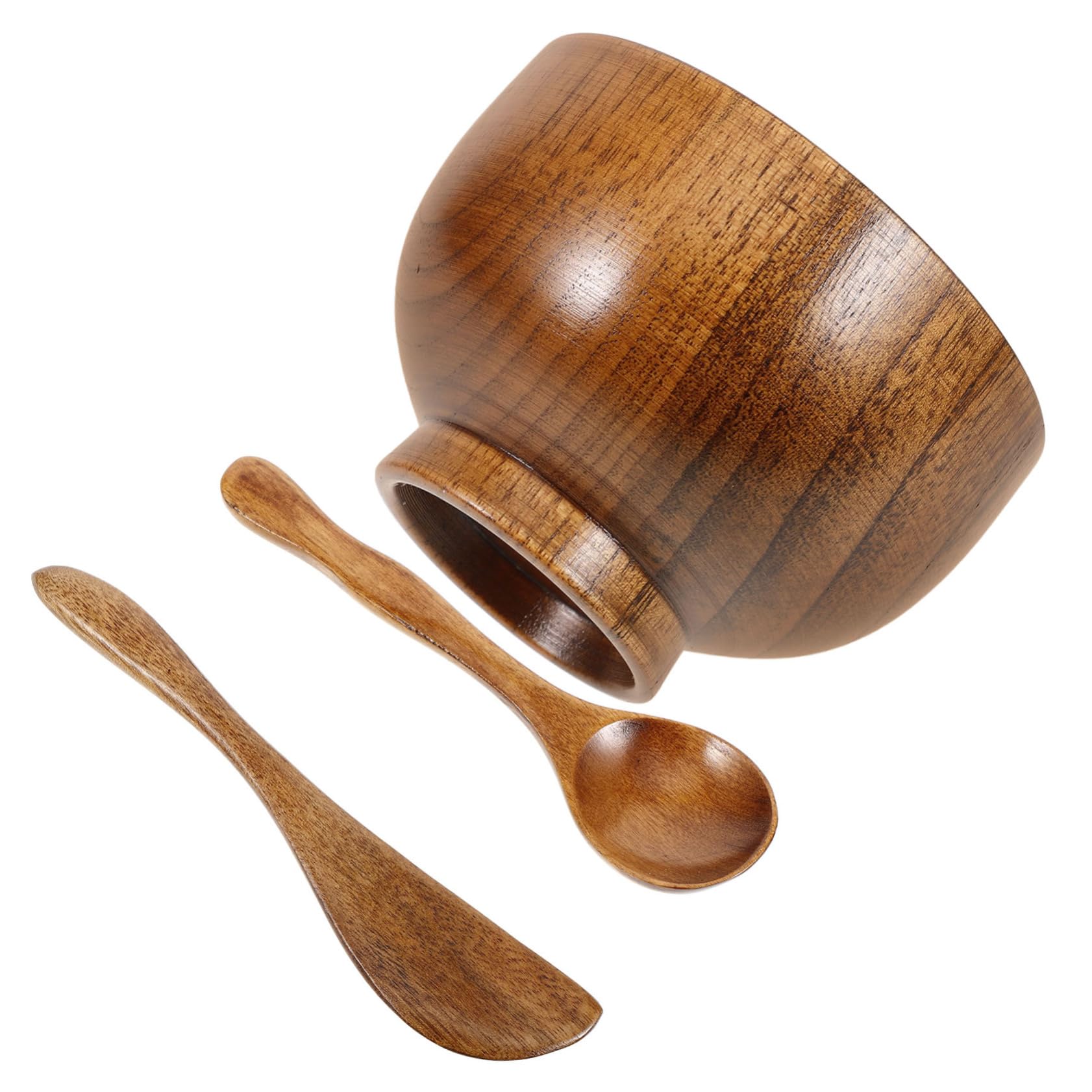 FRCOLOR 5 Sätze Maskenschale aus Holz für Tonmasken Gesichtsmischspatel holzschüssel set werkzeug Gesichtsmaske Make-up-Applikatoren Maske DIY Schüssel hölzern Wiederverwendbar