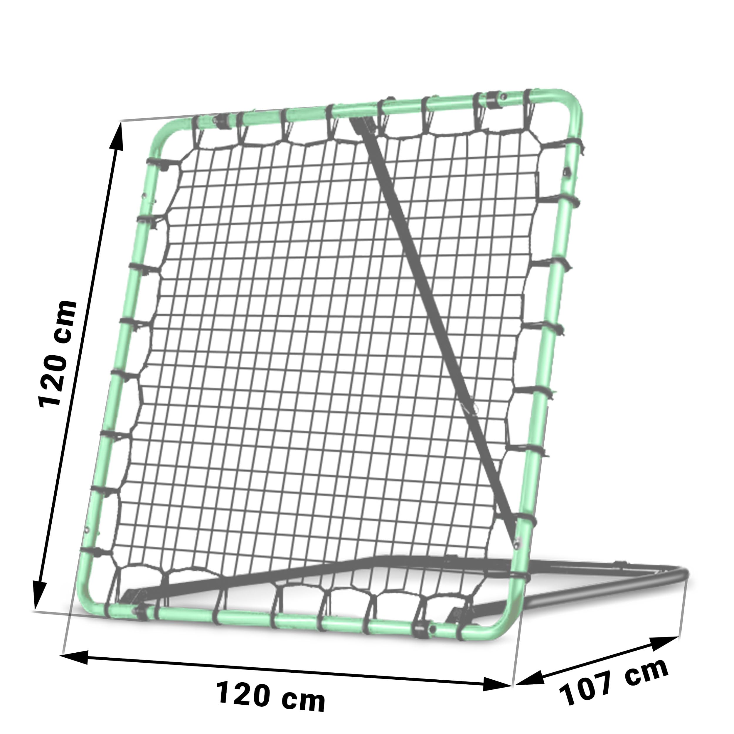 Neo-Sport Rebounder für Fußball Zubehör Fußballtor Training