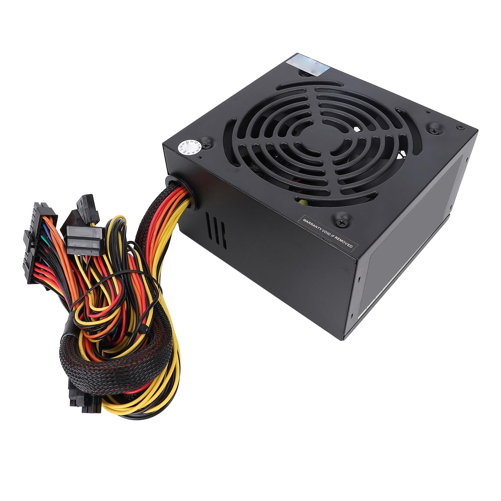 Alimentatore per computer desktop a massima efficienza energetica da 450 W con protezione da sovracorrente per utenti in lega di alluminio nero 1 W di potenza in standby