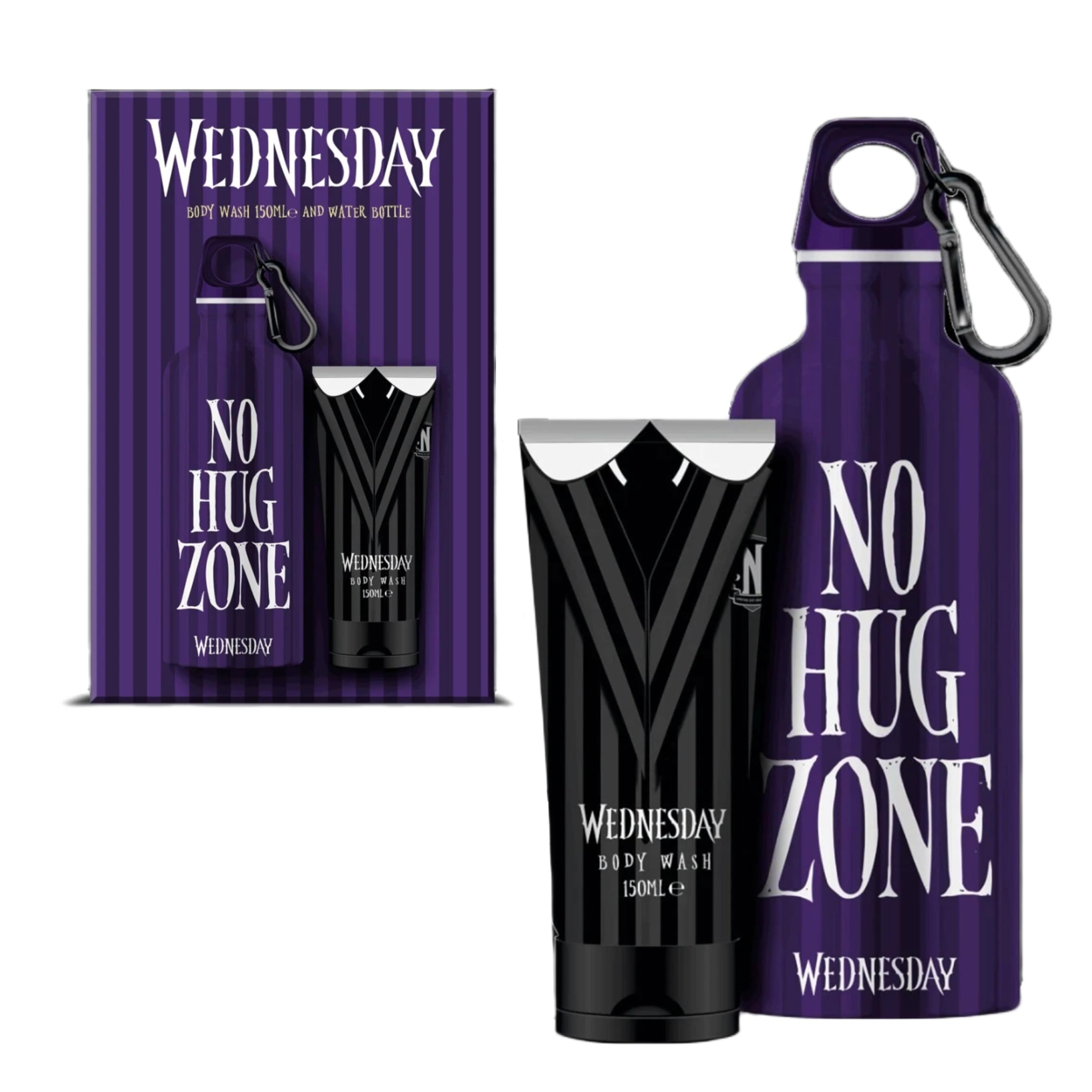 Corsair Toiletries Wednesday 150ml Body Wash & Water Bottle, Black, 150 ml - Image 3