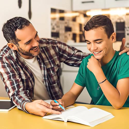 Miniatura 5 de VOHIVI To My Son Bracelet from Mom - Graduation Gifts,Inspirational Gifts for Boy,Morse Code Bracelets with Engraved Wallet Card,Adjustable Handmade