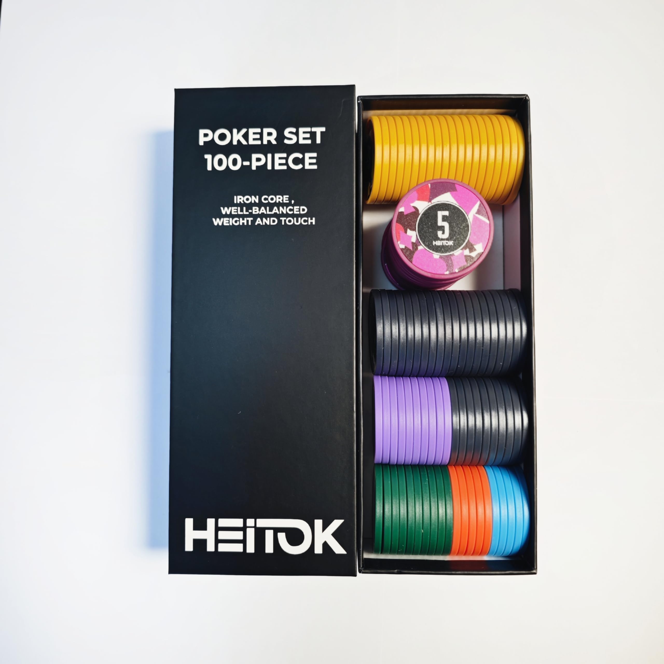 31 カジノチップ 100枚 100$ ポーカーチップ  H26年 Amazon | HEITOK ポーカーチップ ポーカーセット 100枚 数字入り 11.5g