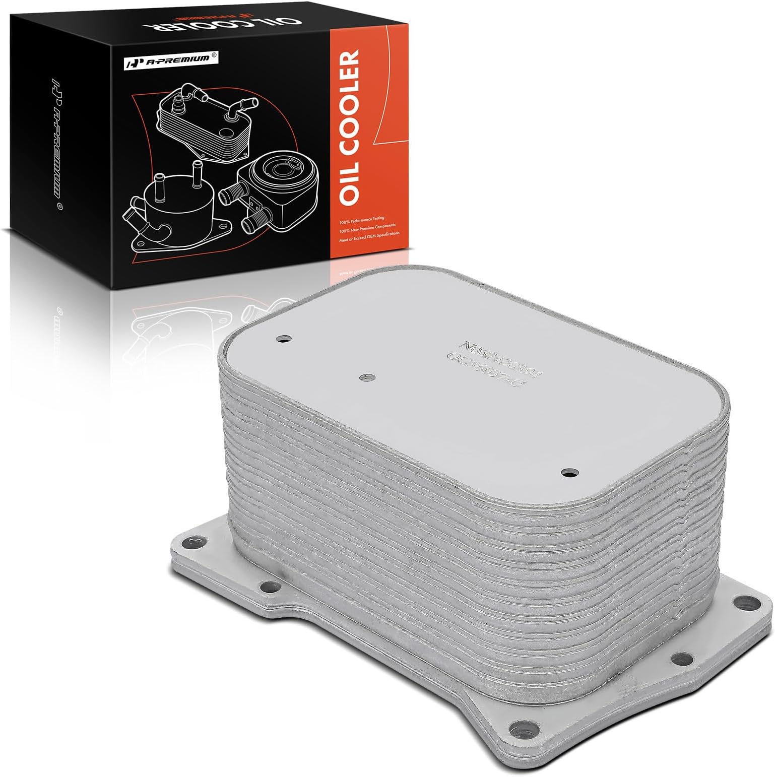 A-Premium Engine Oil Cooler Compatible with Mercedes-Benz CL63 AMG, CLS550, CLS63 AMG, E550, E63 AMG, G63 AMG, GL63 AMG, GLE63 AMG, GLS63 AMG, Maybach S550, ML63 AMG, S550, S63 AMG, SL550, SL63 AMG