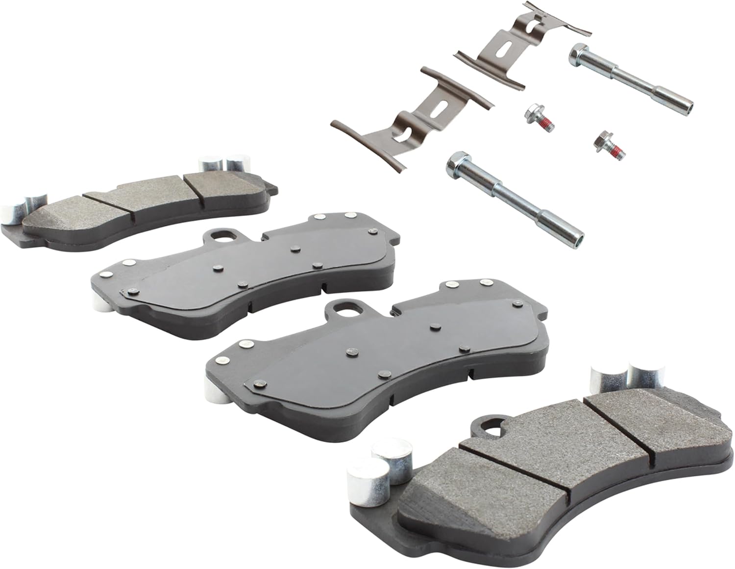 QUALITY-BUILT Front Semi-Metallic Brake Pads, Premium 1001-1007M, Compatible with 2004-2018 Mercedes-Benz/Porsche/Volkswagen (Cayenne,G550,G550 4x4,Touareg)