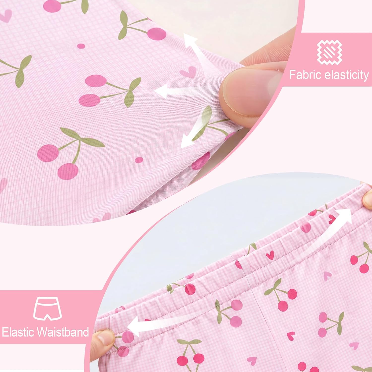 Play Tailor Girls Pajamas for Kids Sleeveless Tank Top & Shorts Sets 4-15Y image 5