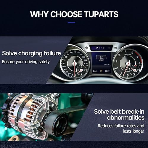 Miniatura 6 de Alternador automotriz compatible con 120Amp Chrome 1 Wire Auto Exciting Street Rod GM 305 350 BBC SBC