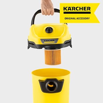 Kärcher Original cartridge filter KFI 3310: 1 piece, 1 piece, compatible with Kärcher wet/dry vacuum cleaner and vacuum cleaner, product number 2.863-303.0