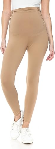 Miniatura 2 de Leggings Depot - Leggings de maternidad para mujer, sobre el vientre, mallas de yoga casuales para embarazo