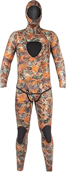 XCEL Mens Free Diver 2-Piece Hooded Fullsuit 5mm