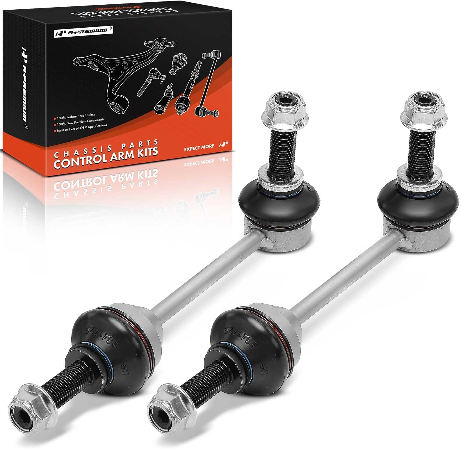 A-Premium 2 x Front Sway Bar Links Stabilizer Bar Links, Compatible with Ford Bronco 2021 2022 2023