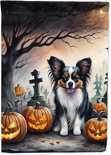 Miniatura 8 de Caroline's Treasures DAC2011GF - Bandera decorativa para jardín de Halloween con diseño de beagle para jardín, jardín, jardín, jardín, multicolor