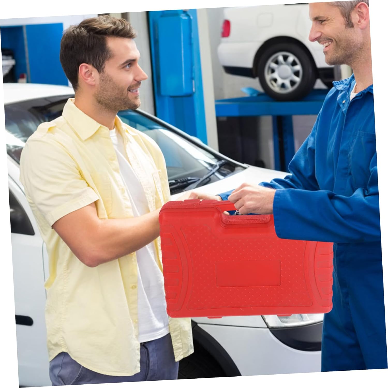 1set Hand Held Vacuum Pump Bleeder Fluid Bleeding Tool Multiple Adapters for Home and Business Use Includes Storage Case