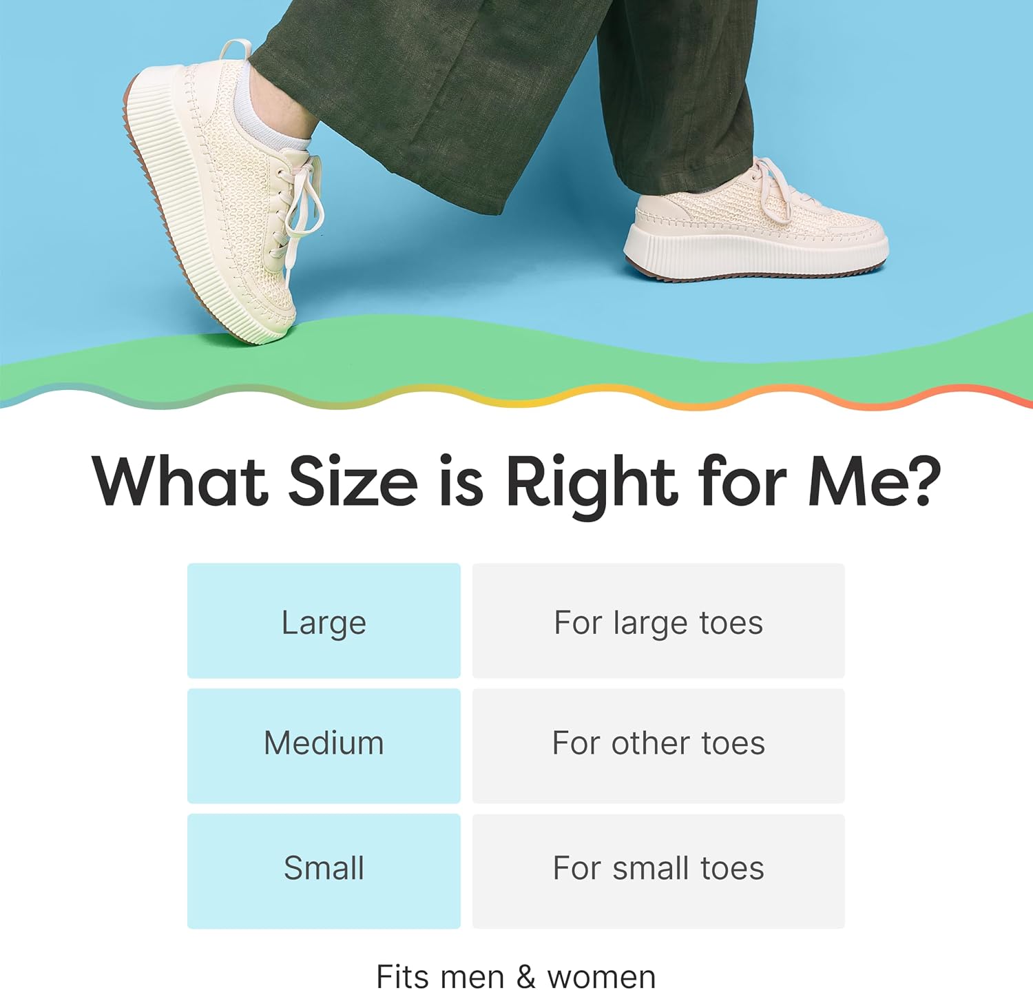 ZenToes Fabric Toe Protectors | Promotes Skin Hydration & Blister Prevention | Medical-Grade Gel Lining | Washable & Reusable Corn, Callus & Ingrown Toenail Relief Between Toes | Medium, 5-Pack
