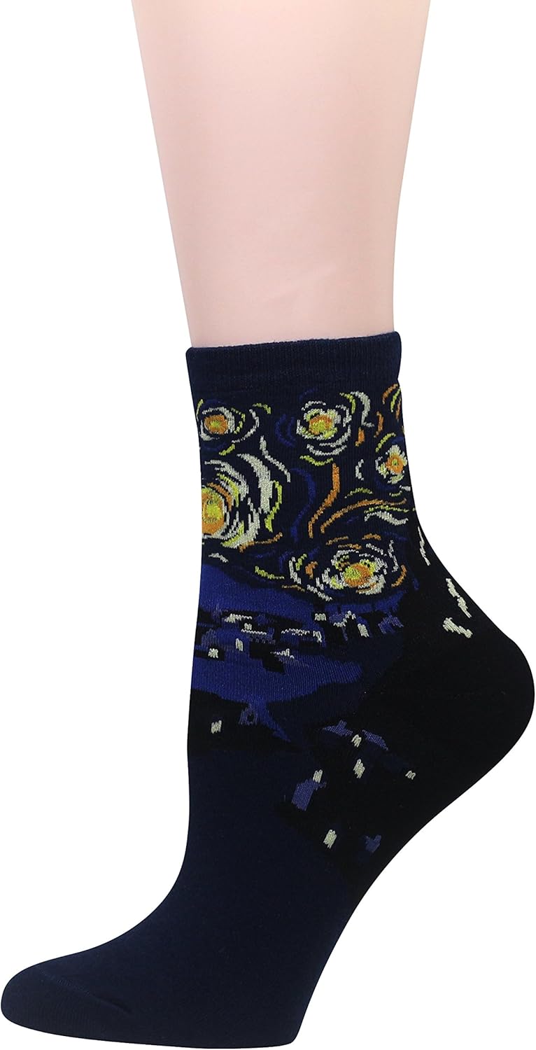 Women's 4/5 Packs Animal Dress Cotton Crew Novelty Socks - Image 8