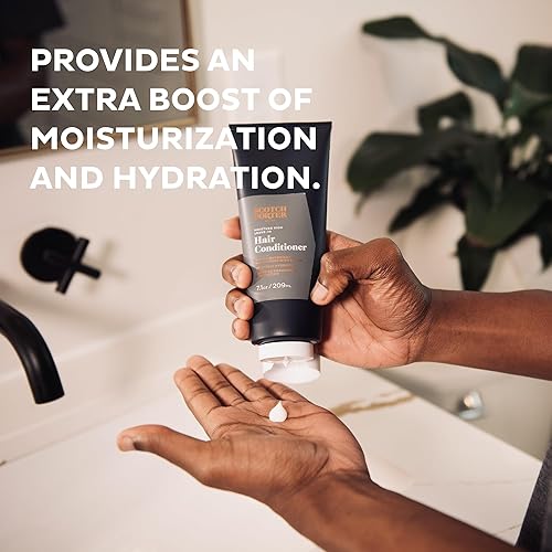 Miniatura 3 de Scotch Porter Acondicionador de cabello sin enjuague rico en humedad para hombres suavidad y definición superiores formulado con ingredientes no
