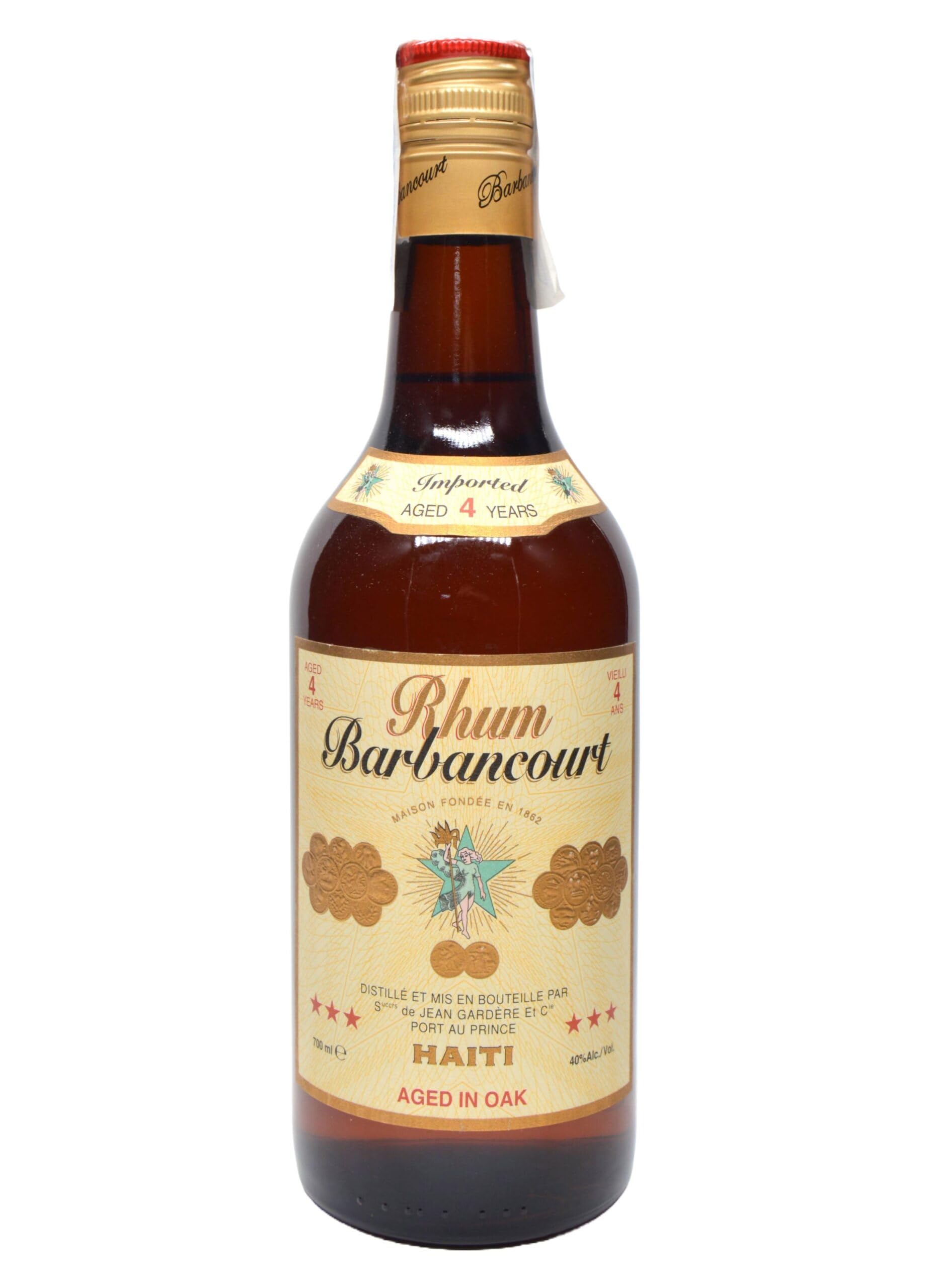 Barbancourt 4 Years Old Rum (1 x 0.7 l)