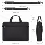 Laptop Bag Case 15.6 Inch Computer Sleeve Messenger Bag Briefcase Carry Case for Men Women to Work School,Fit 14”-16” Laptops