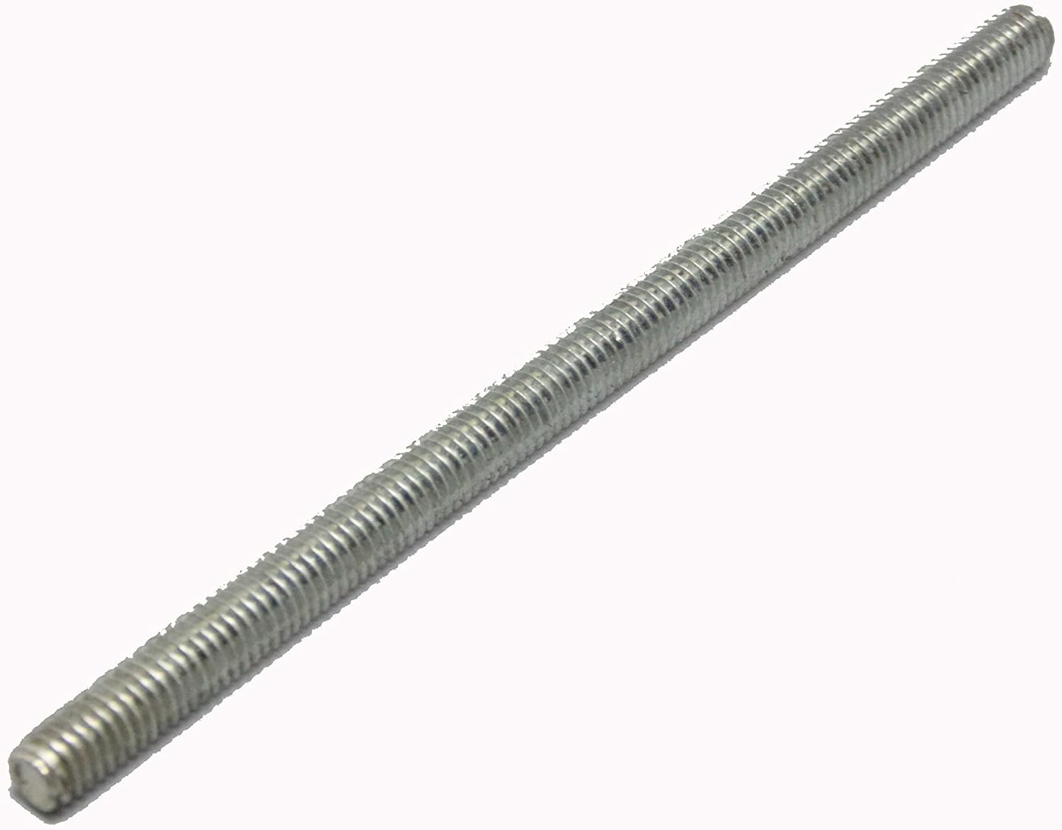 Fixture Display Steel Fully Threaded Rod, Zinc Plated, 3/8" Thread Size, 7" Length, Right Hand Threads 16688