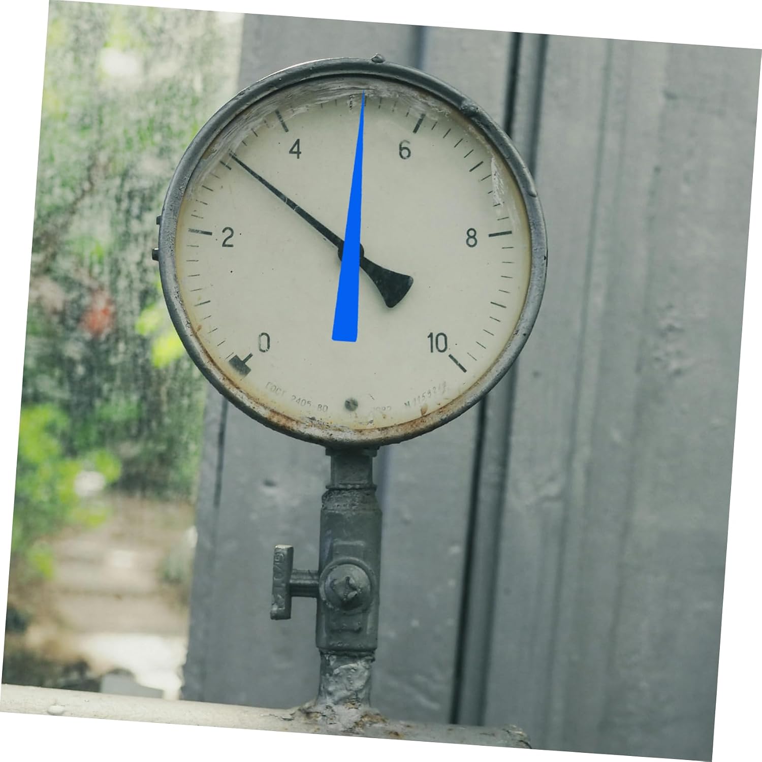Alipis Pressure Gauge Needle Arrow Stickers Reflective Waterproof for Oil Pressure Mechanical Pool Test Kits