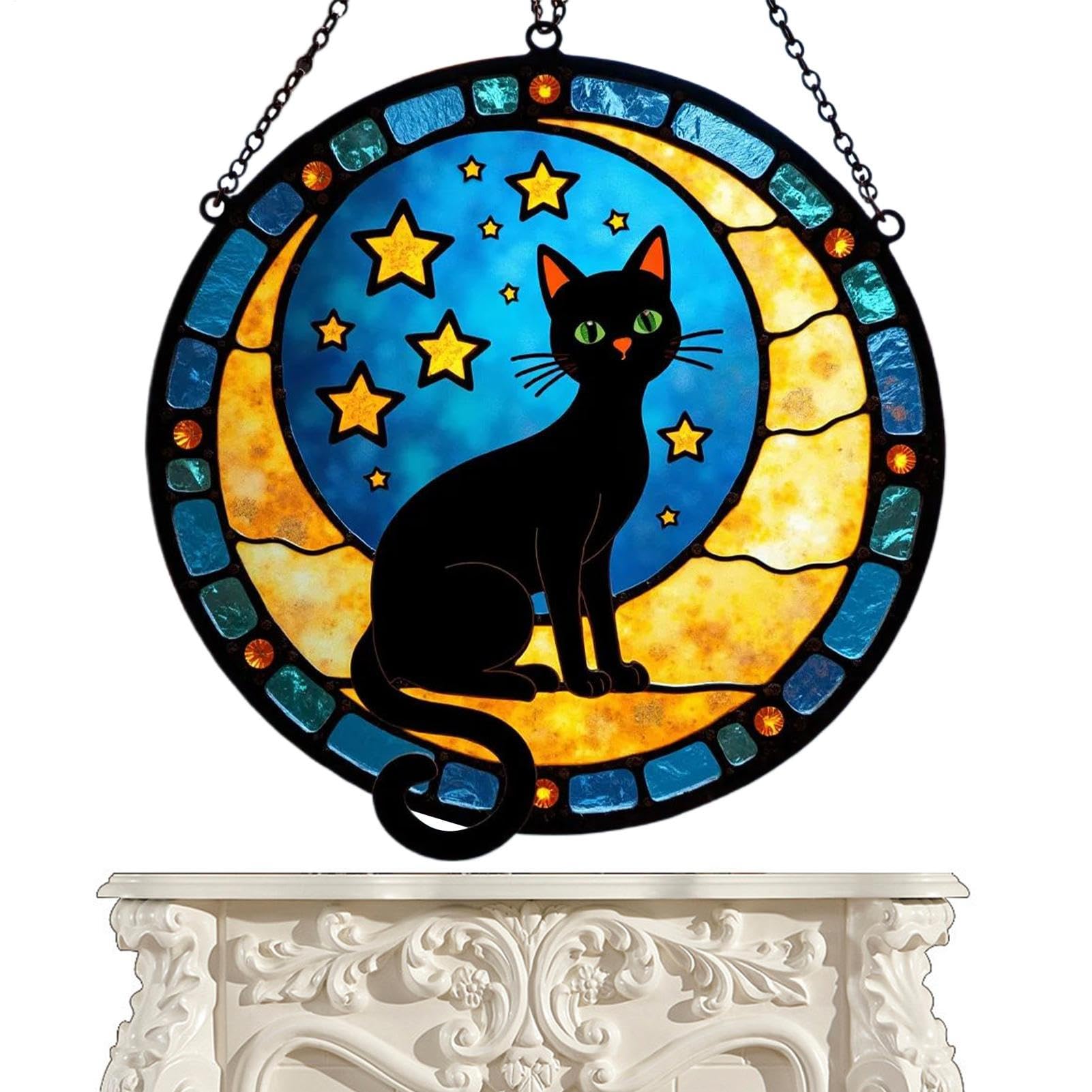 Attrape-soleil chat suspendu pour illuminer l'ambiance d'une chambre ou d'un balcon