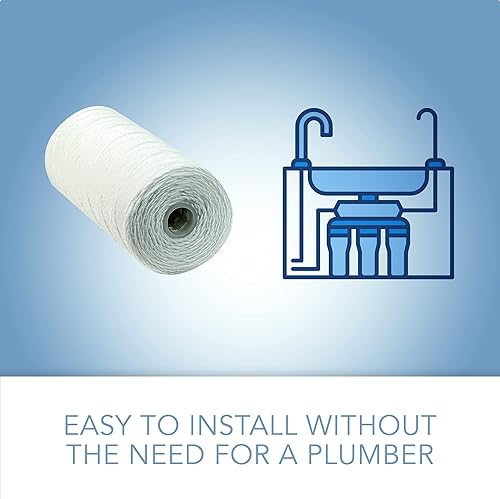 Miniatura 3 de Culligancw5-bbs COMPATIBLES Heavy Duty cartucho de filtro de sedimentos de polipropileno para toda la casa Sistema, color blanco, 5Micron 2Pack by