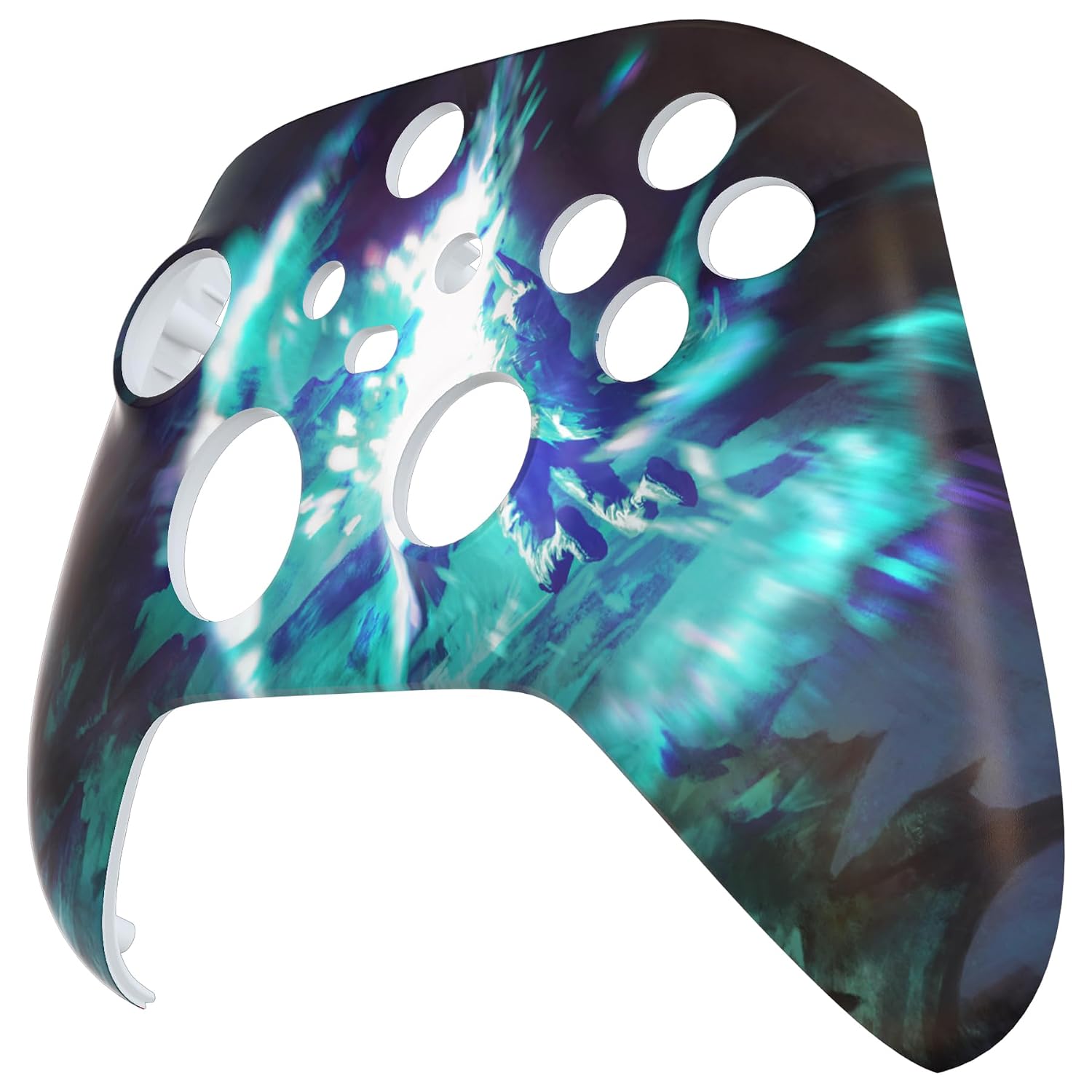 eXtremeRate Replacement Shell for Xbox Series X & S Controller - Unleash Your Style - Crystal Fantasy Custom Acessories Front Housing Cover for Xbox Core Controller Wireless [Control NOT Included]