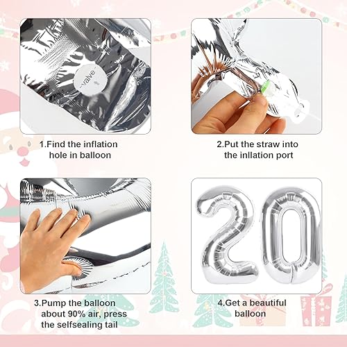 Vista 551 de Globo número 2 de 40 pulgadas, para decoración de cumpleaños y graduaciones, para niños y niñas (color verde claro)