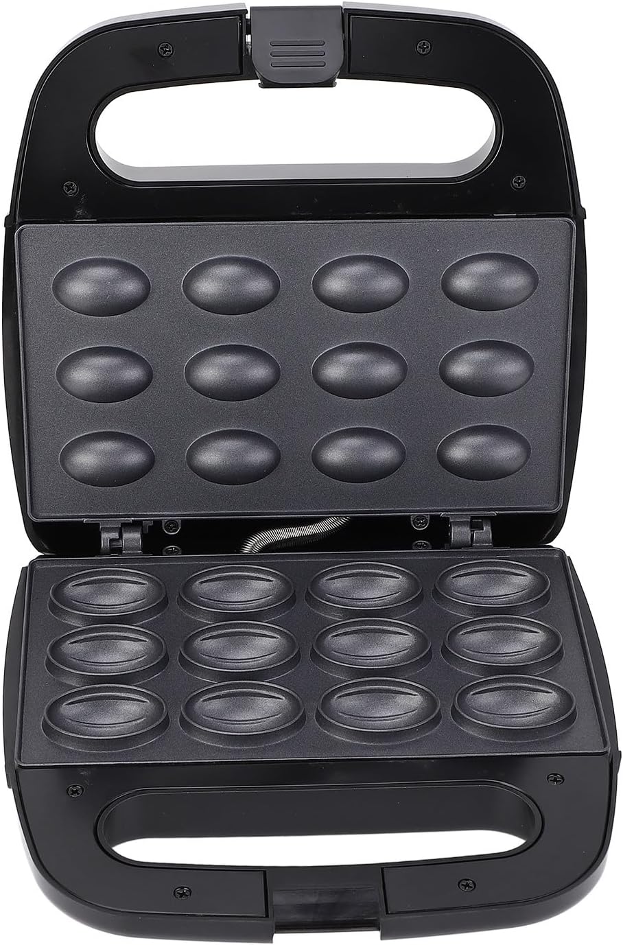 Walnut Cookie Maker, Non Stick Double Sided Heating Electric Oreshki Maker, with Design for Fast Cooking, Mini Nut Machine