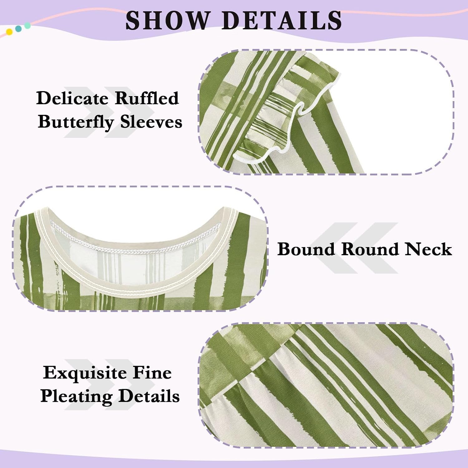 visesunny Toddler Clothes for Girls Matcha Plaid Texture Long Sleeve Fall Shirts Cotton Top with Ruffle Collar