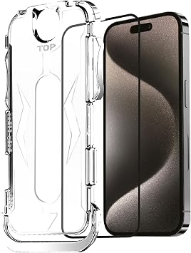 URUCHI Samsung Galaxy S23 FE İle Uyumlu Hizalama Aparatlı ve Takılırken Camın Altında Kesinlikle Toz Bırakmayan Darbelere Karşı Ekstra Güçlü Ekran Koruyucu Cam