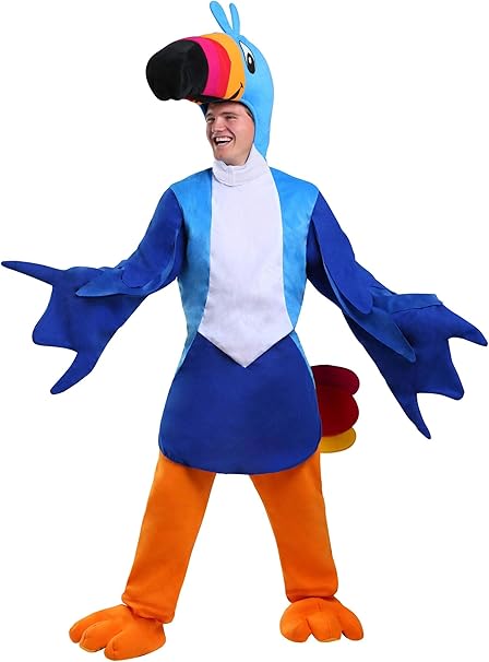 Amazon.com: Adult Toucan Sam Costume Froot Loops Mascot : Clothing