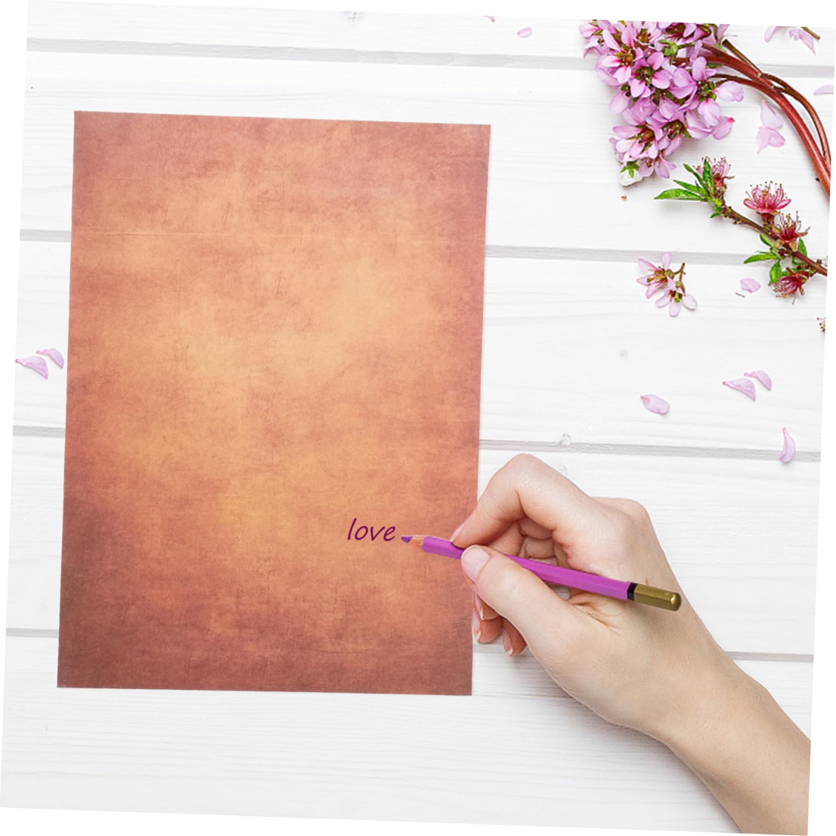 100 Blatt Briefpapier-packung – Retro-vintage-stil – Blanko-briefpapier – Ideal Für Schreibbedarf
