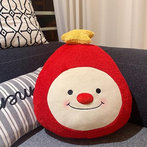 Miniatura 2 de ARELUX Bonita almohada de felpa de fantasma, suave almohada de elfo rojo de peluche, muñeca kawaii, divertida decoración de habitación, regalos para