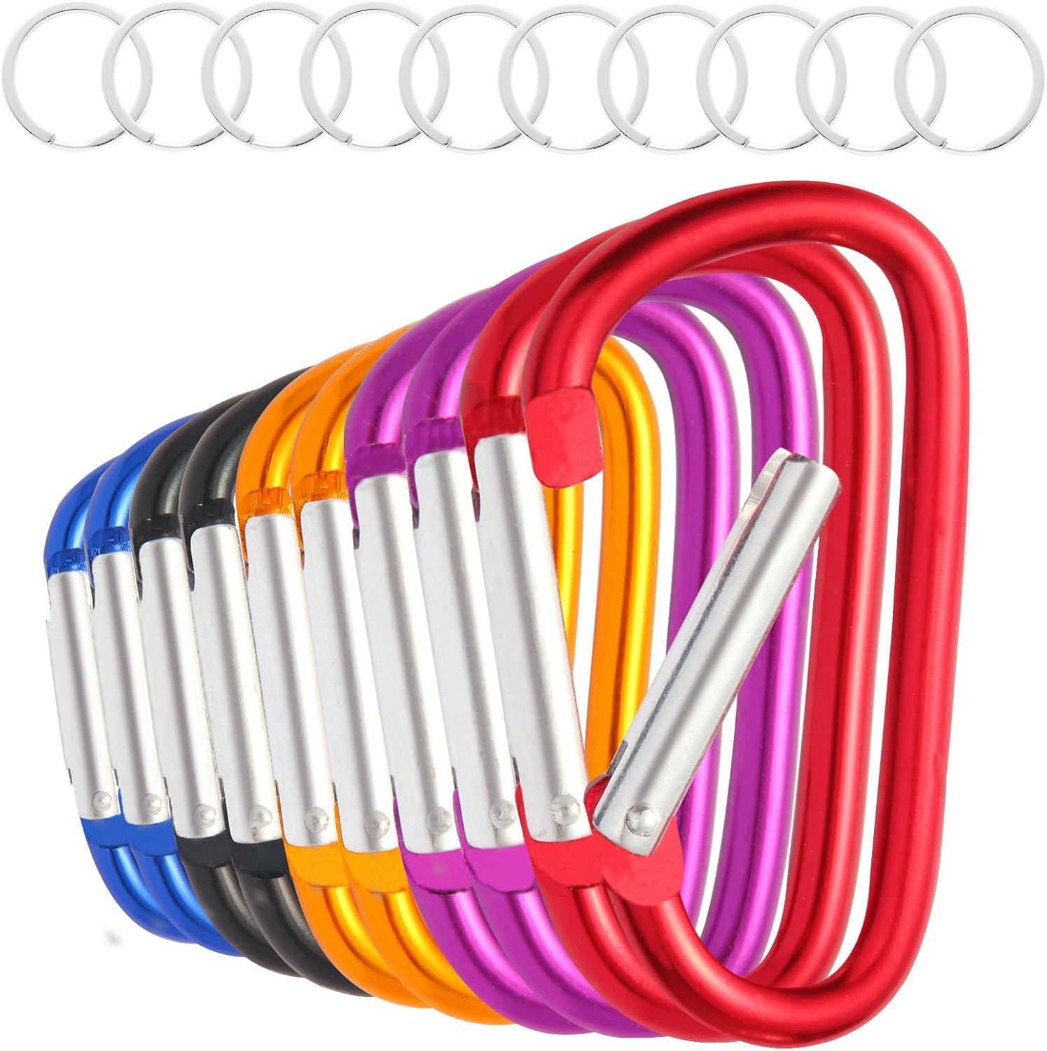 Onward 3-1/8 In. Aluminum Assorted Colors Spring Snap 3053BC - The Home Depot - Foto 6