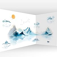 Vista 43 de artgeist Mural de Pared Despegar y Pegar Bosque 212x98 pulgadas - Papel Tapiz Autoadhesivo XXL de Esquina Removible Gran Pegatina Lámina Papel Tapiz