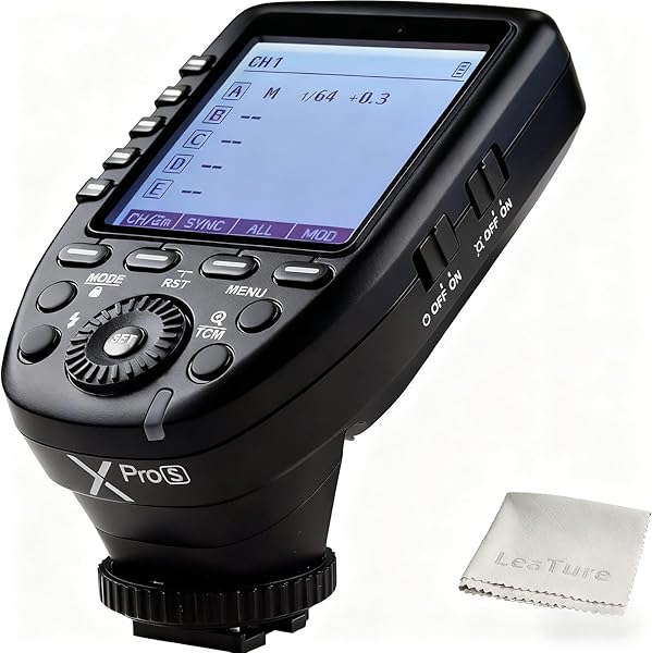 Godox XPro-S Compatible for Sony TTL Wireless Flash Transmitter Trigger 1/8000s HSS TTL-Convert-Manual Function Large LCD Screen Slanted Design 11 Customizable Functions 5 Dedicated Group Buttons