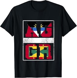 Antigua and Grenada Mix Heritage Antiguan Grenadian Roots T-Shirt