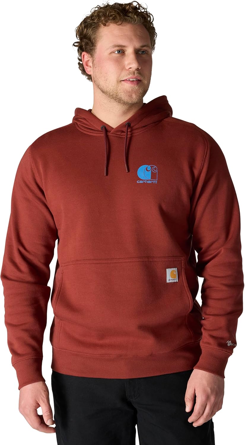 Carhartt Men's Force Relaxed Fit Lightweight Logo Graphic Sweatshirt